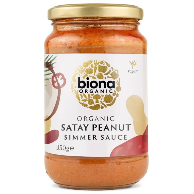 Sos Satay cu unt de arahide bio 350g Biona Sos Satay cu unt de arahide bio 350g Biona